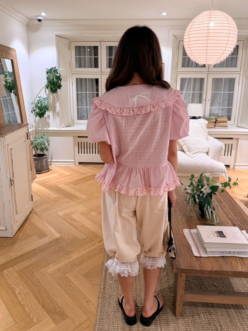 BOUTIQUE-L韓國代購女裝新款人氣休閑職業推薦襯衫蕾絲衫BOUTIQUE-L襯衫/蕾絲衫