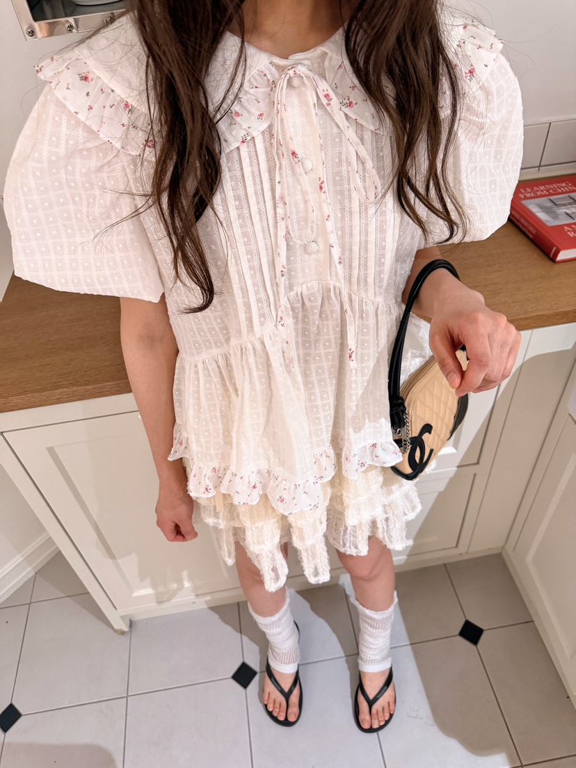 BOUTIQUE-L韓國代購女裝新款人氣休閑職業推薦襯衫蕾絲衫BOUTIQUE-L襯衫/蕾絲衫