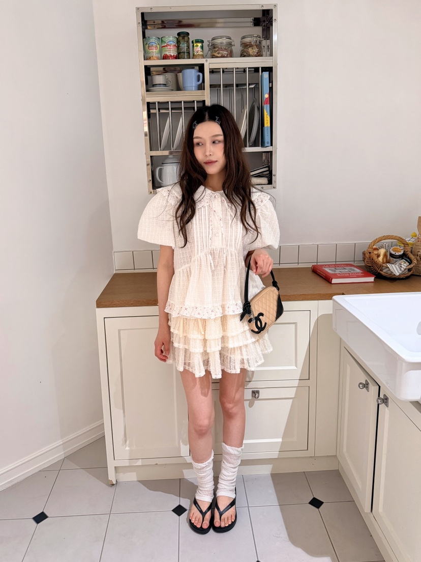 BOUTIQUE-L韓國代購女裝新款人氣休閑職業推薦襯衫蕾絲衫BOUTIQUE-L襯衫/蕾絲衫
