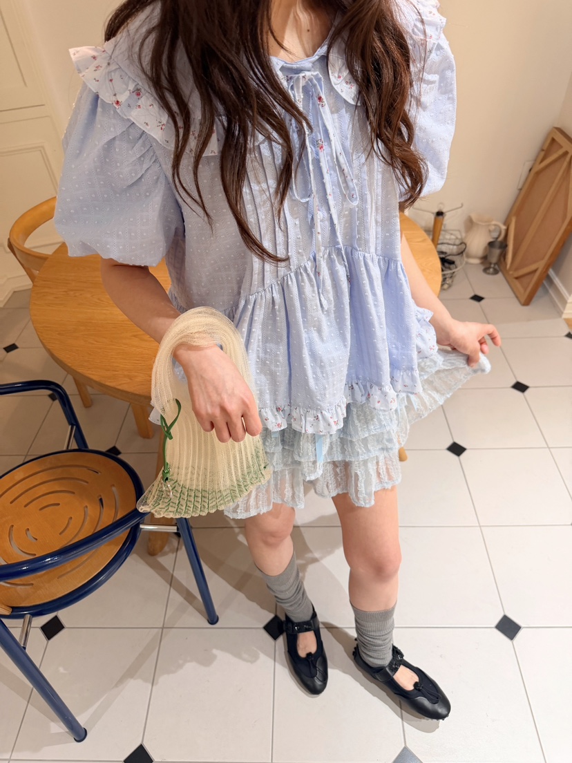 BOUTIQUE-L韓國代購女裝新款人氣休閑職業推薦襯衫蕾絲衫BOUTIQUE-L襯衫/蕾絲衫
