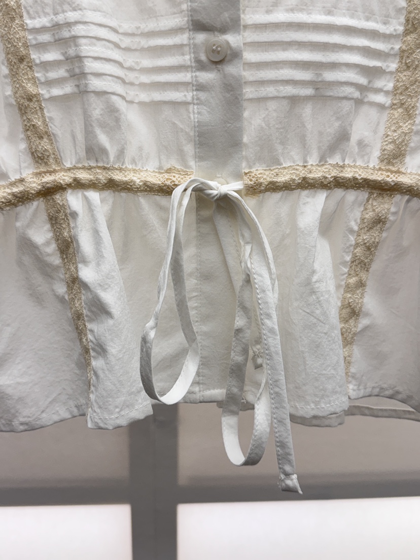 MILUI韓國直郵女裝新品26夏季休閑推薦職業熱賣襯衫蕾絲衫MILUI襯衫/蕾絲衫