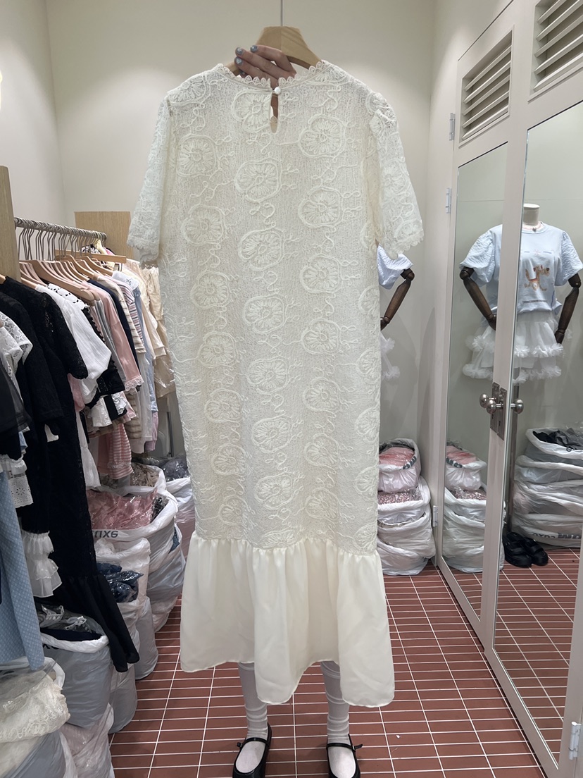 BE&amp;BE韓國東大門直郵女裝新品人氣休閑推薦連衣裙系帶BE&be連衣裙