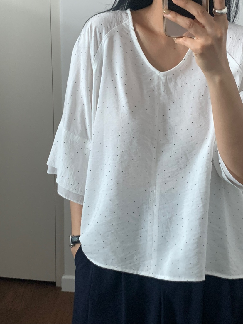 MILUI韓國直郵實拍女裝新款26夏季職業推薦熱賣襯衫蕾絲衫MILUI襯衫/蕾絲衫