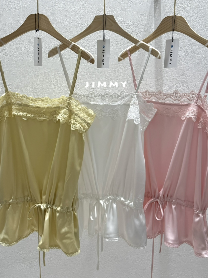JIMMY韓國直郵實拍女士新款推薦休閑26夏季時尚職業吊帶背心JIMMY/REMAKE吊帶/背心