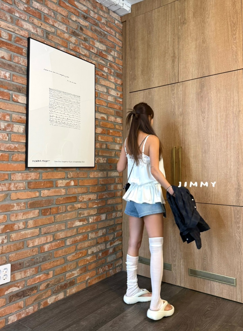 JIMMY韓國直郵實拍女士新款推薦休閑26夏季時尚職業吊帶背心JIMMY/REMAKE吊帶/背心