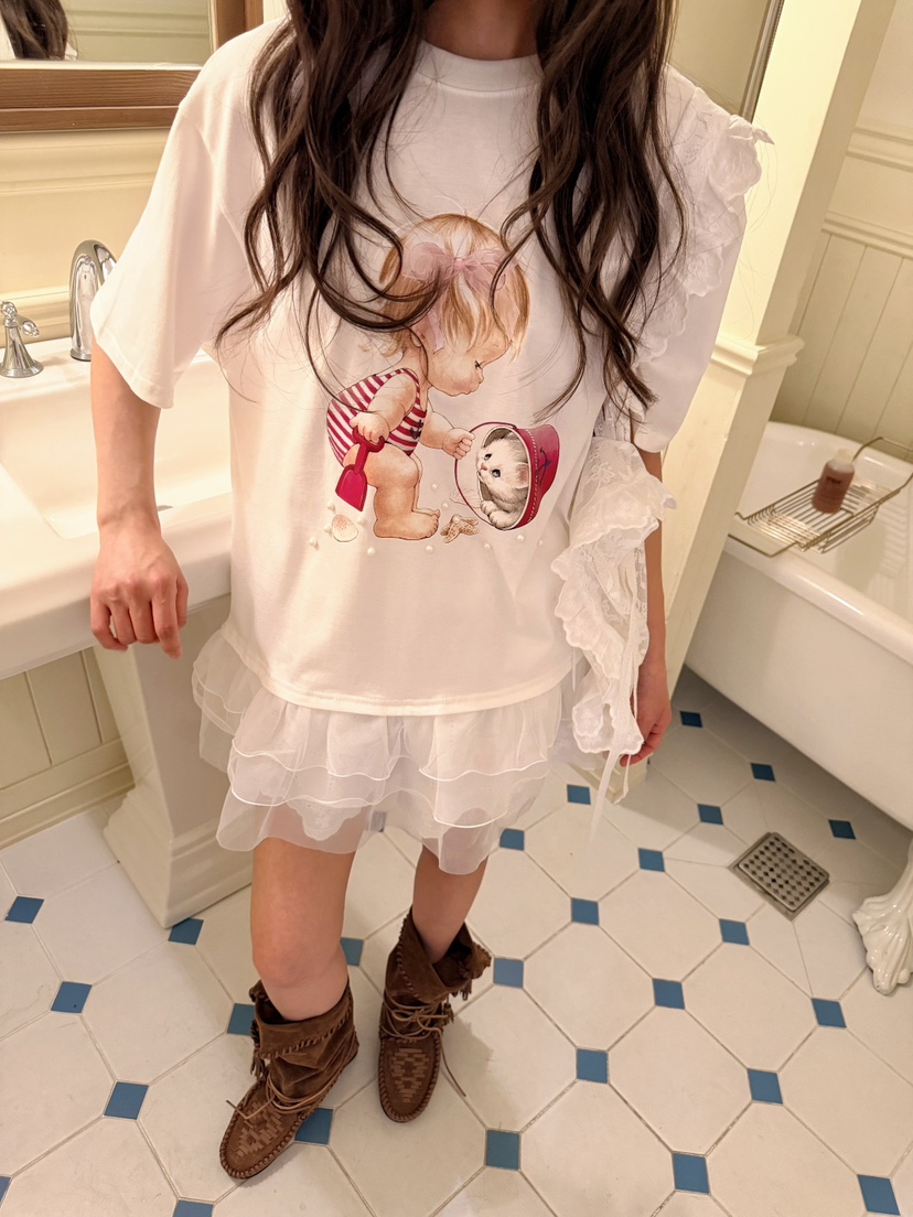 BOUTIQUE-L韓國代購女裝新品休閑26夏季26春夏職業熱賣T恤BOUTIQUE-LT恤