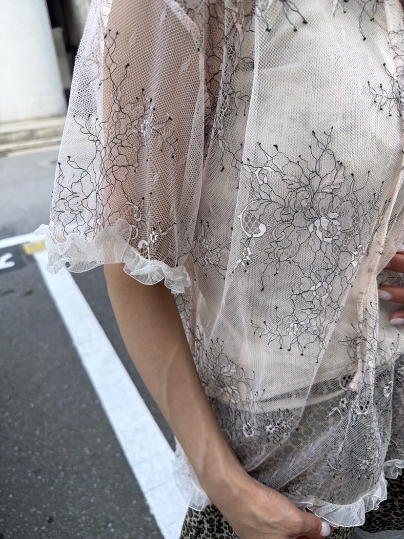 FRANC—L韓國直郵實拍女士新款職業時尚26春夏襯衫蕾絲衫FRANC襯衫/蕾絲衫