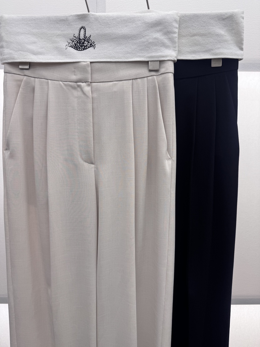 MILUI東大門實拍韓國女士新品熱賣26春夏人氣職業26夏季休閑褲MILUI休閑褲