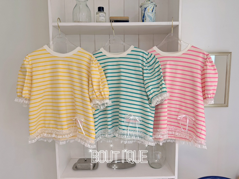 BOUTIQUE-L韓國直郵女裝新品26夏季職業人氣熱賣推薦T恤BOUTIQUE-LT恤