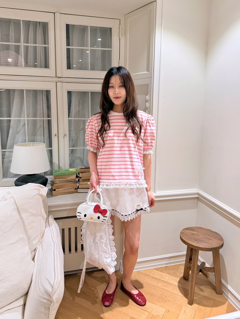 BOUTIQUE-L韓國直郵女裝新品26夏季職業人氣熱賣推薦T恤BOUTIQUE-LT恤