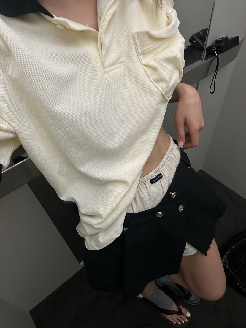 ZEROZERO韓國直郵女士新品26春夏推薦休閑26夏季熱賣T恤口袋ZEROZEROT恤