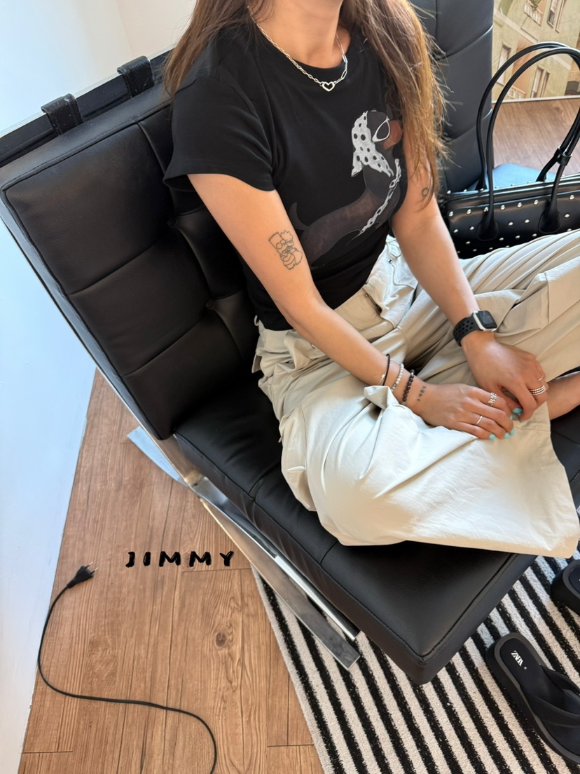 JIMMY韓國直郵女裝新品熱賣時尚推薦休閑26夏季職業26春夏T恤JIMMY/REMAKET恤