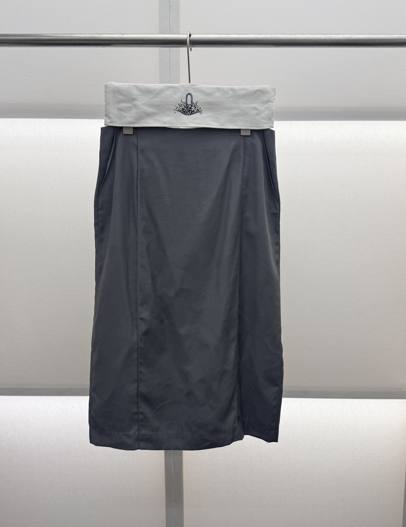 MILUI韓國東大門直郵女士新品26夏季時尚熱賣推薦休閑長裙MILUI長裙圖色2
