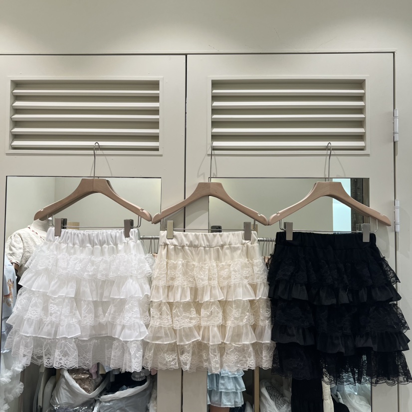 BE&amp;BE韓國直郵女士新品26夏季推薦時尚短裙短款蕾絲BE&be短裙