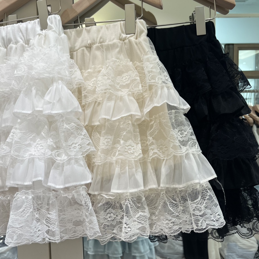 BE&amp;BE韓國直郵女士新品26夏季推薦時尚短裙短款蕾絲BE&be短裙