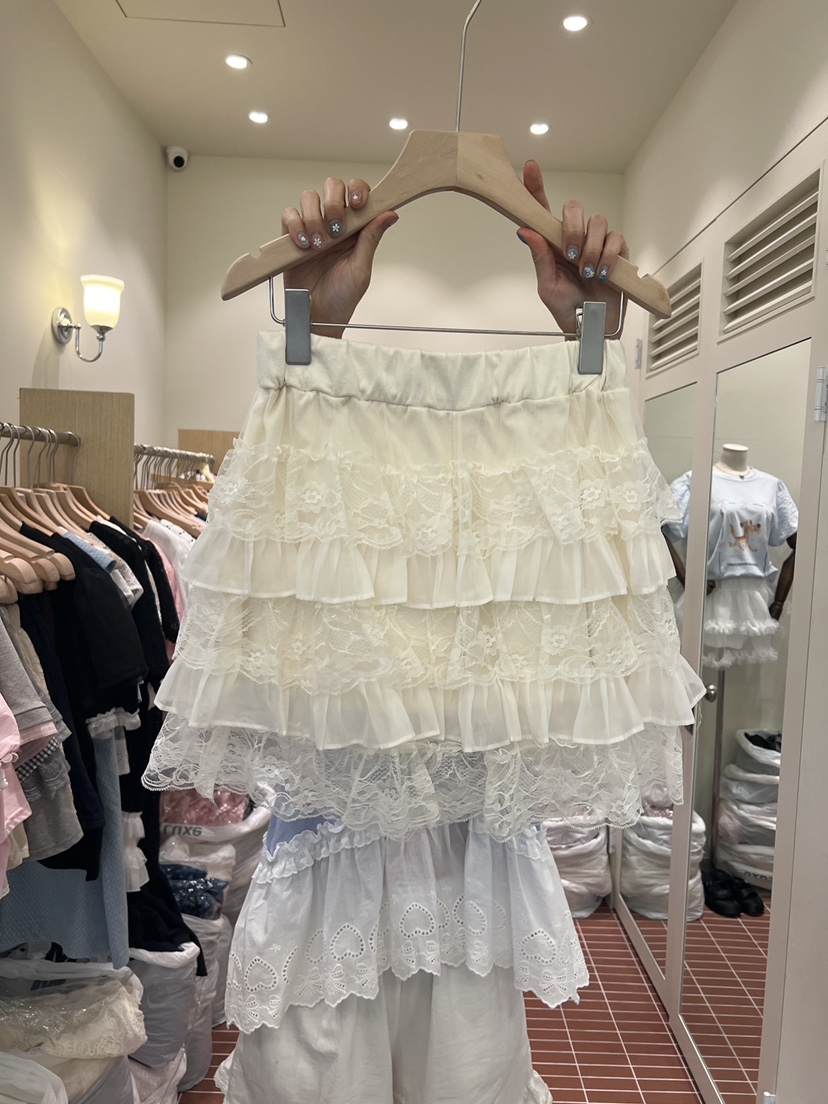 BE&amp;BE韓國直郵女士新品26夏季推薦時尚短裙短款蕾絲BE&be短裙圖色2