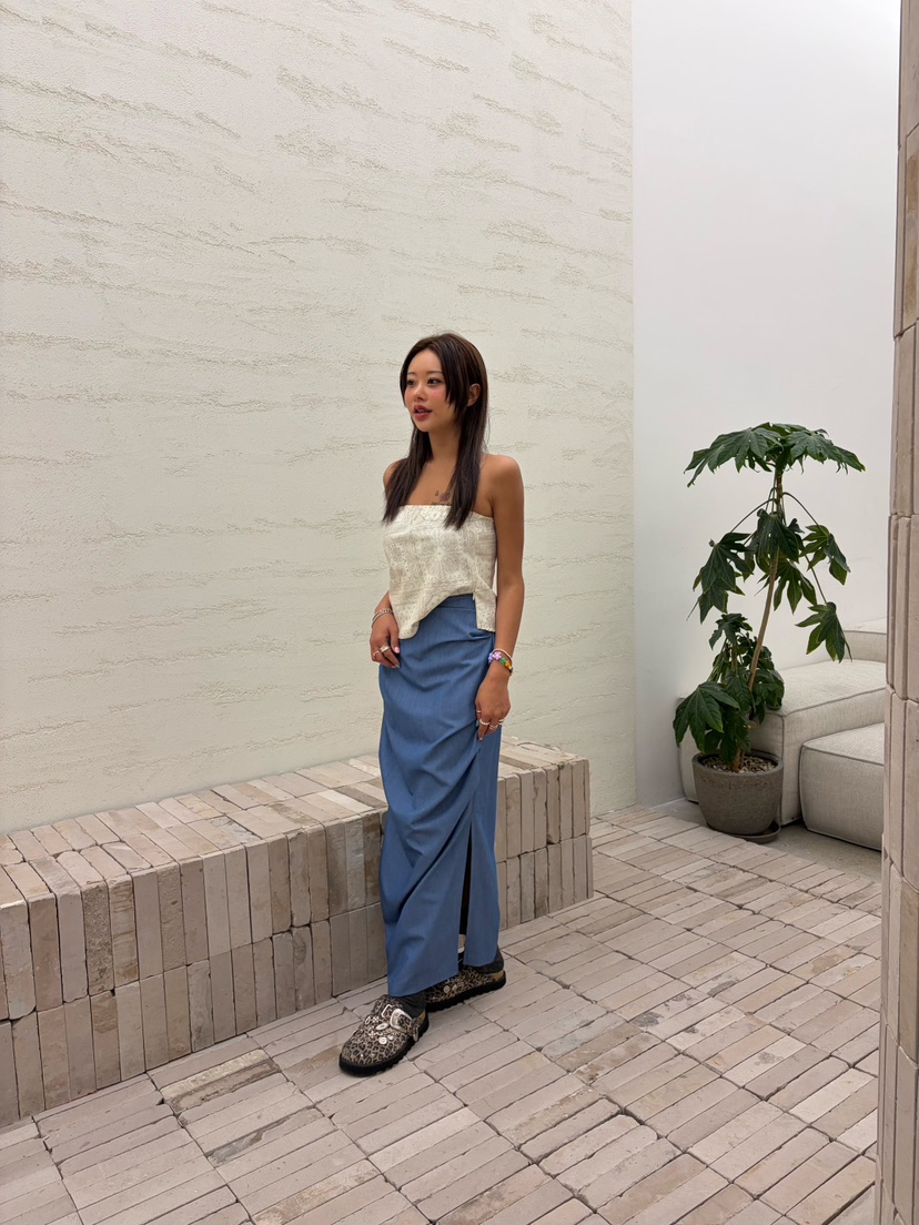 CUCUMBER韓國直郵女士新款職業26春夏休閑時尚人氣推薦長裙CUCUMBER長裙