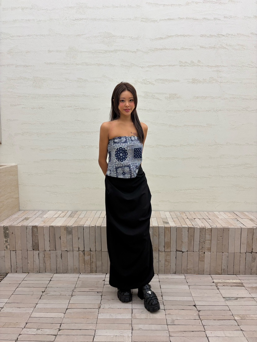 CUCUMBER韓國直郵女士新款職業26春夏休閑時尚人氣推薦長裙CUCUMBER長裙