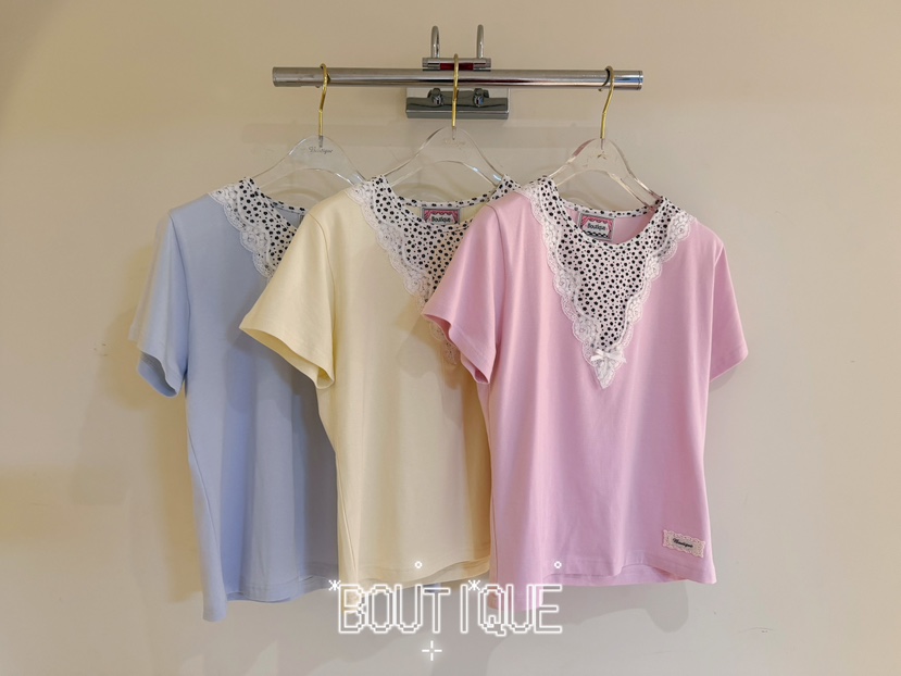 BOUTIQUE-L韓國直郵女裝新品人氣推薦職業熱賣26春夏T恤BOUTIQUE-LT恤