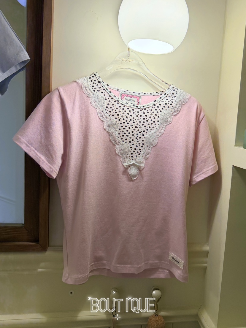 BOUTIQUE-L韓國直郵女裝新品人氣推薦職業熱賣26春夏T恤BOUTIQUE-LT恤圖色2