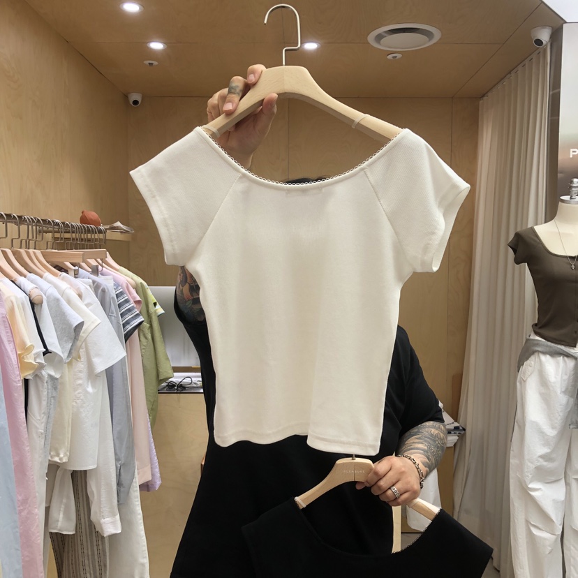 PLEASURE韓國東大門代購女士新款26春夏時尚推薦休閑人氣T恤PLEASURET恤