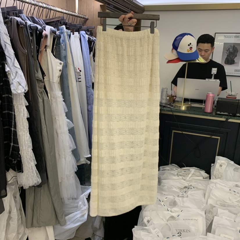 VIRKIN韓國直郵實拍女士新款職業休閑推薦時尚人氣熱賣長裙VIRKIN長裙圖色3