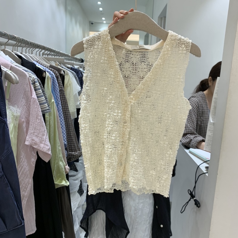 ASOME韓國直郵女士新品職業推薦人氣26夏季26春夏吊帶背心蕾絲A.SOME吊帶/背心圖色1