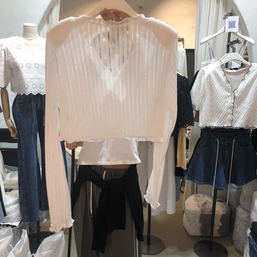 OZ韓國代購女士新品人氣26春夏職業推薦時尚長袖T恤亞麻布OZ.ounce長袖T恤