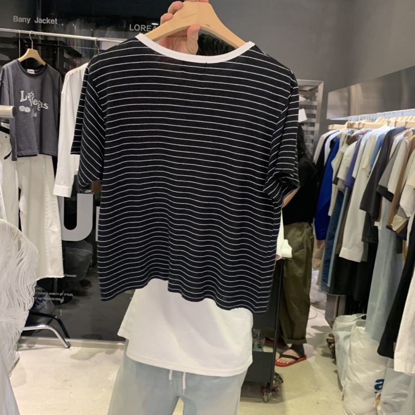 BANY ANCO韓國直郵女裝新品休閑人氣26夏季熱賣26春夏T恤亞麻BANY ANCOT恤