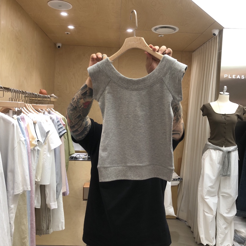 PLEASURE韓國直郵女士新款熱賣職業休閑26春夏推薦26夏季T恤PLEASURET恤圖色3