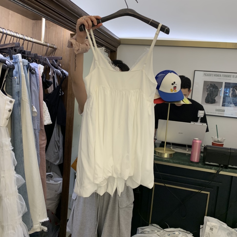 VIRKIN韓國直郵女士新品推薦休閑時尚人氣26春夏吊帶背心VIRKIN吊帶/背心