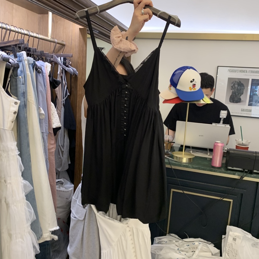 VIRKIN韓國直郵女士新品推薦休閑時尚人氣26春夏吊帶背心VIRKIN吊帶/背心圖色2