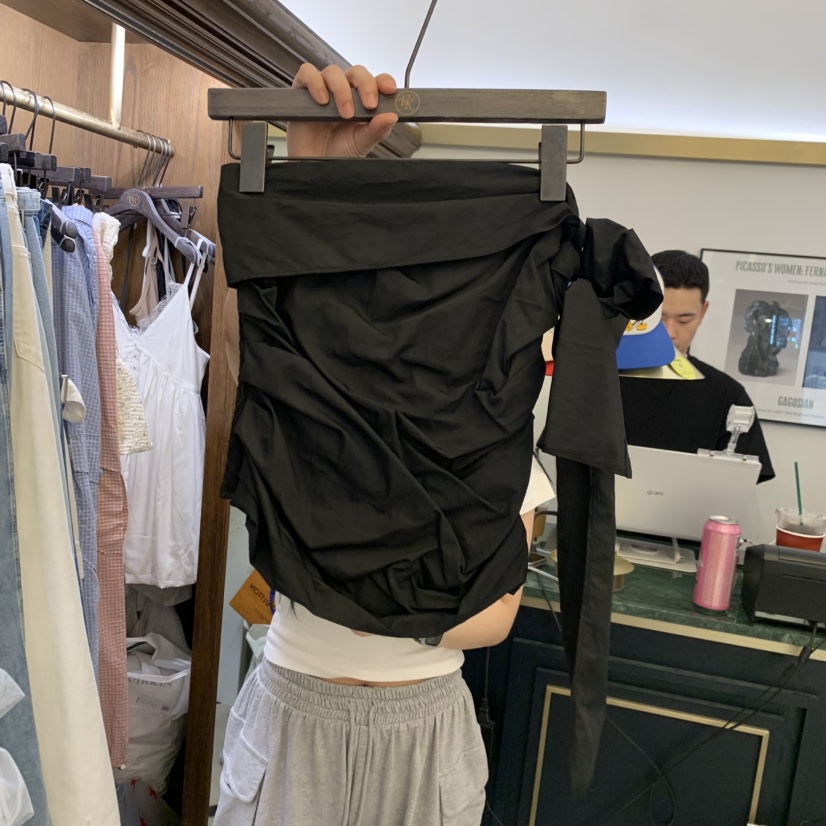 VIRKIN韓國代購女士新款26夏季熱賣推薦26春夏吊帶背心絲帶VIRKIN吊帶/背心圖色2