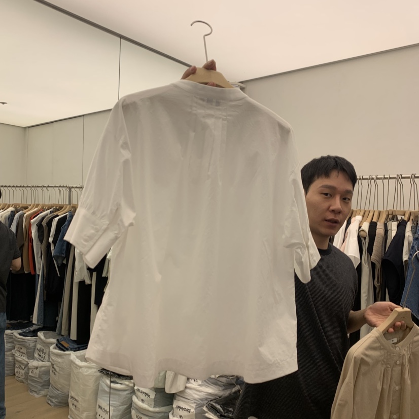 MOI-A東大門實拍韓國女裝新品熱賣職業26春夏襯衫蕾絲衫MOI-A襯衫/蕾絲衫