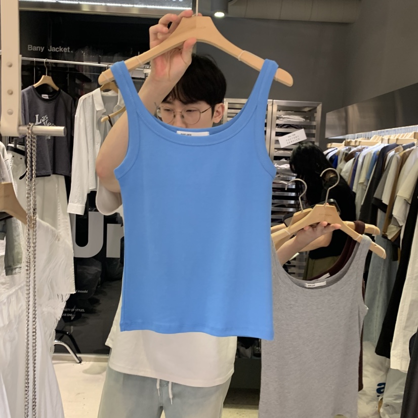 BANY ANCO東大門實拍韓國女士新款時尚熱賣26春夏吊帶背心BANY ANCO吊帶/背心圖色4