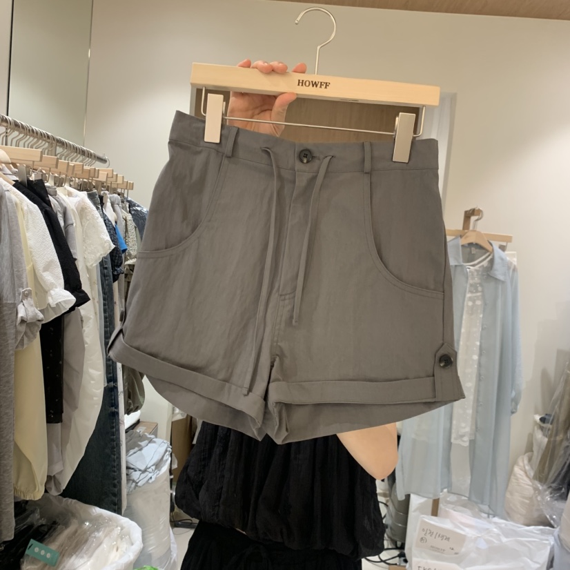 HOWFF韓國東大門代購女裝新品時尚熱賣人氣休閑職業26春夏短褲HOWFF短褲圖色2