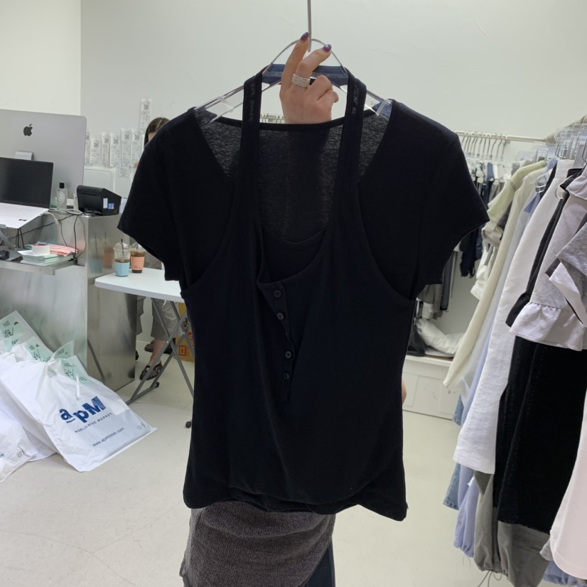 PADO韓國東大門直郵女士新款時尚推薦26春夏26夏季熱賣T恤PADOT恤圖色4