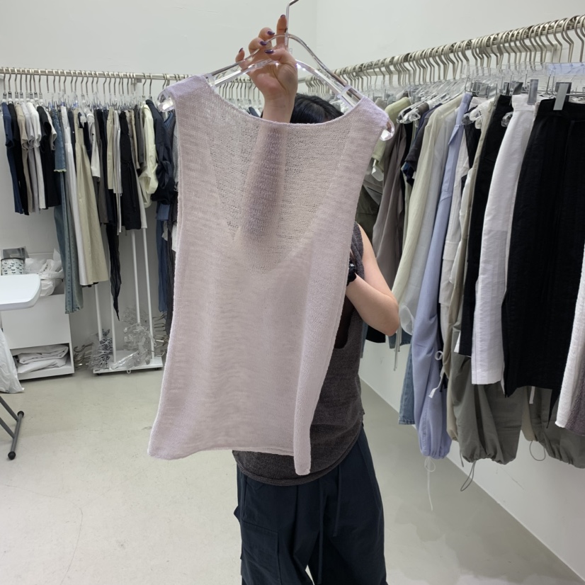 PADO韓國東大門代購女士新品人氣熱賣26春夏馬甲不含內搭深VPADO馬甲