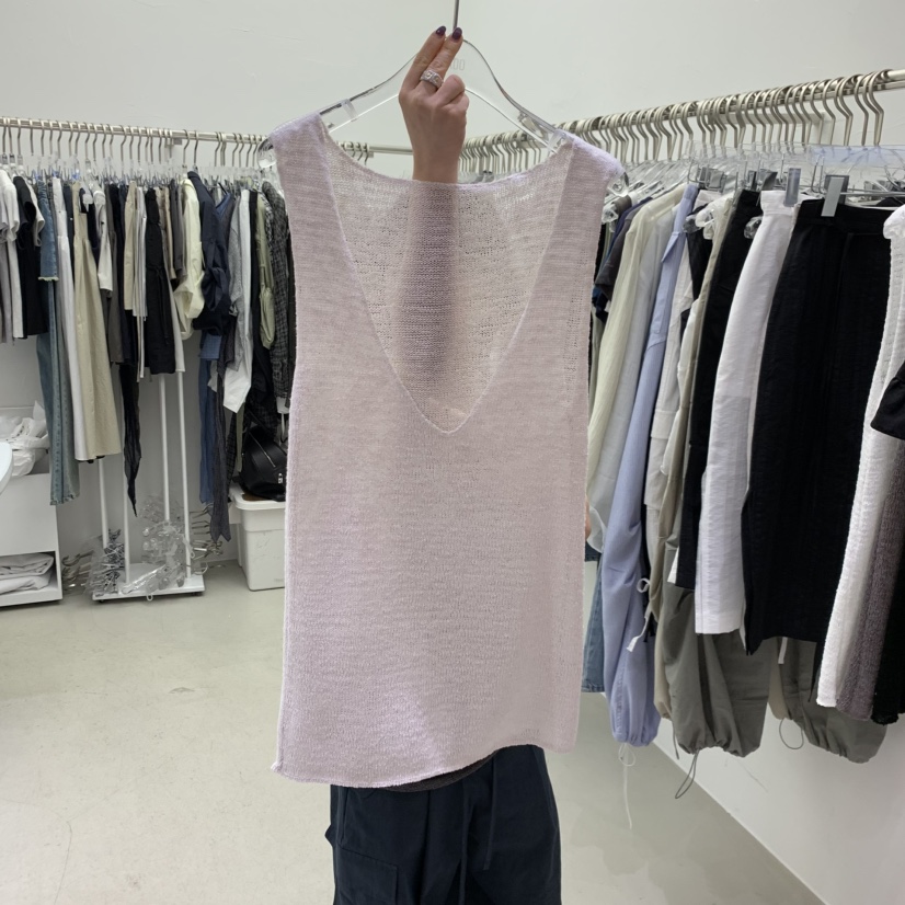 PADO韓國東大門代購女士新品人氣熱賣26春夏馬甲不含內搭深VPADO馬甲圖色5