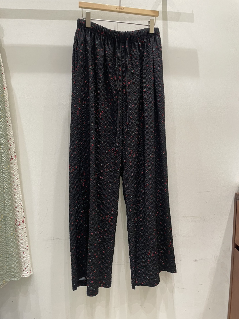 ONDO-P韓國直郵女裝新品26春夏推薦熱賣休閑職業休閑褲花朵ONDO-P休閑褲圖色4