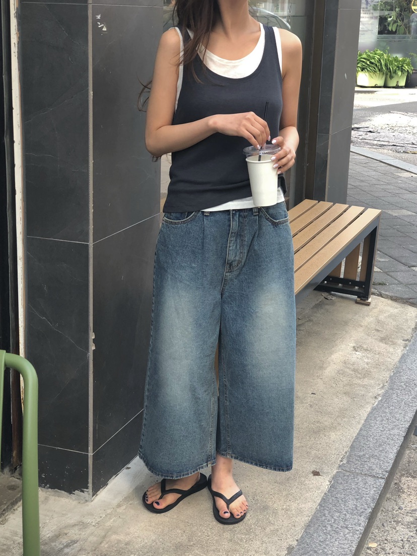 ONDO-P韓國直郵實拍女士新品休閑26春夏吊帶背心柔軟雙層ONDO-P吊帶/背心