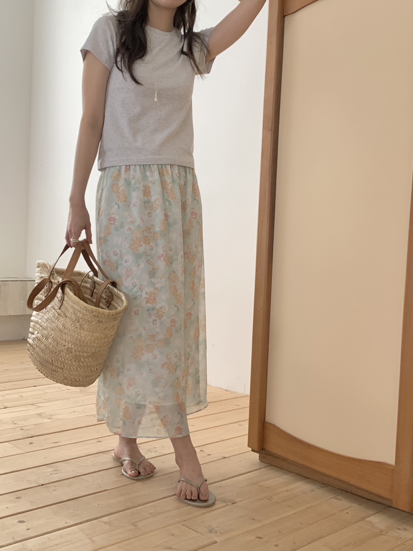 EOMPIT韓國東大門代購女士新款時尚職業26春夏半身裙中短裙EOMPIT半身裙/中短裙