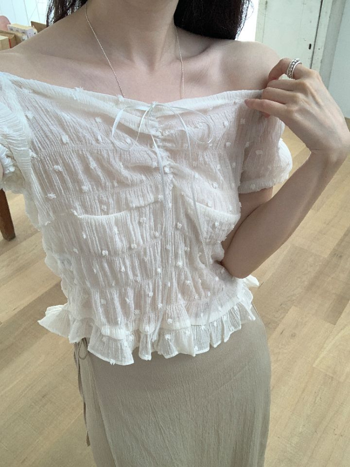 CRONG韓國直郵女裝新品時尚推薦熱賣職業人氣休閑襯衫蕾絲衫CRONG襯衫/蕾絲衫