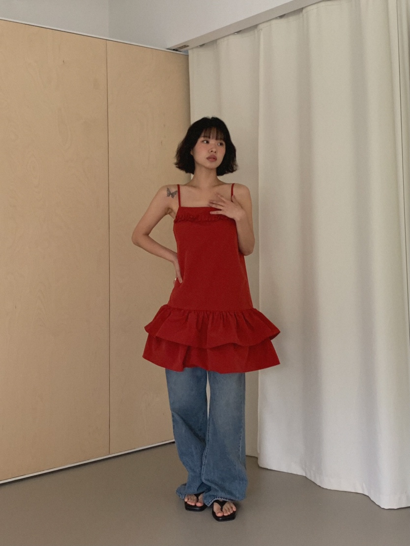 MOSMOS東大門實拍韓國女裝新款26春夏熱賣休閑時尚連衣裙MOSMOS連衣裙