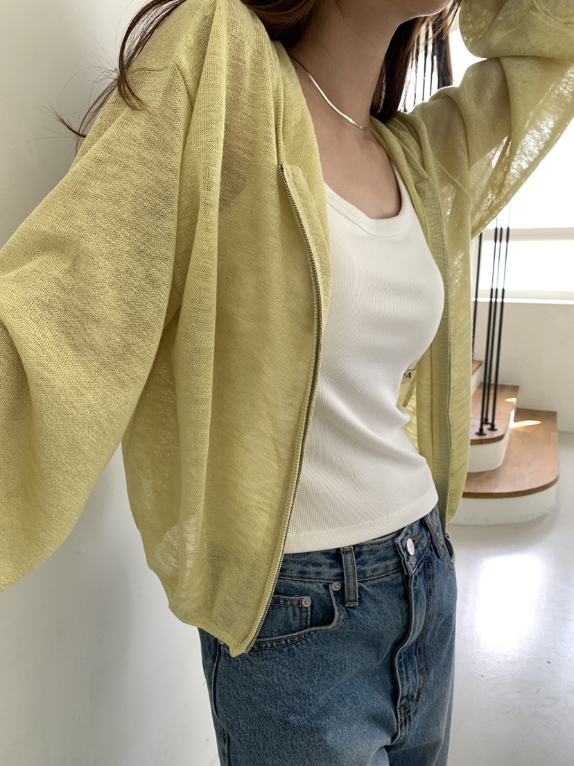 ATHEA韓國代購女士新品26夏季推薦職業時尚夾克拉鏈連帽衫ATHEA夾克圖色4