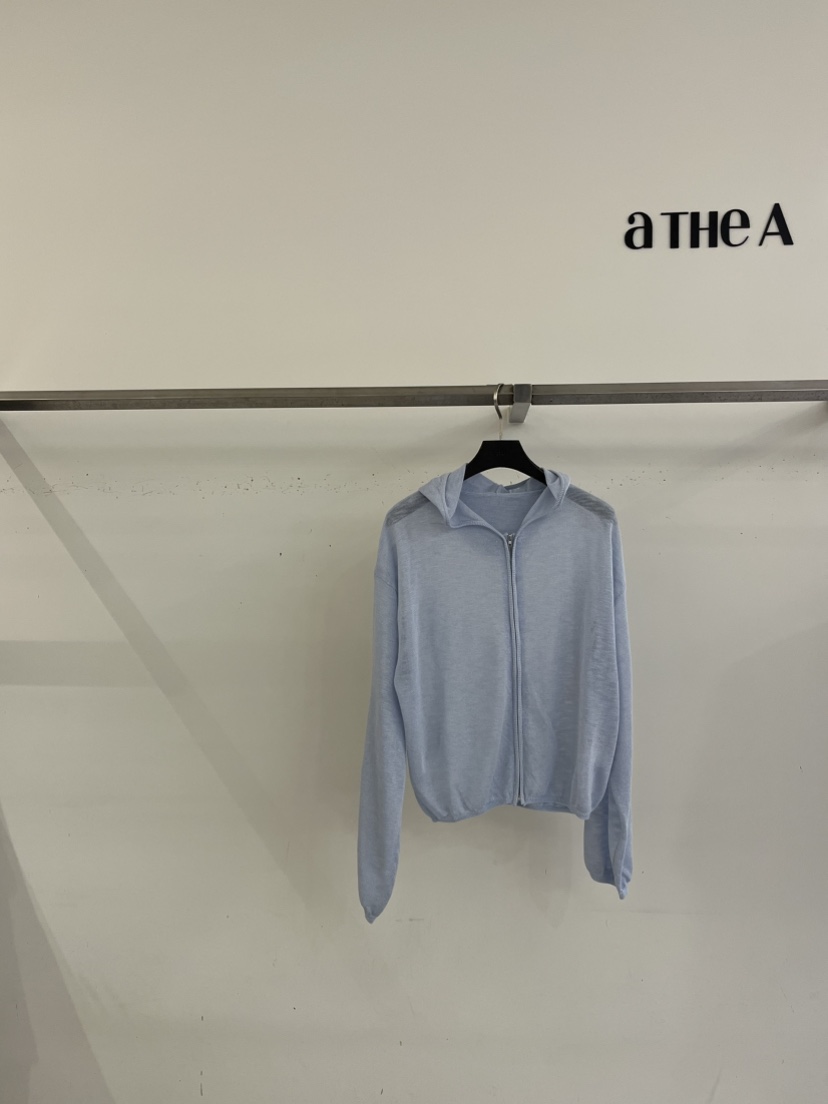 ATHEA韓國代購女士新品26夏季推薦職業時尚夾克拉鏈連帽衫ATHEA夾克圖色5
