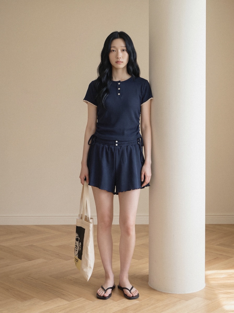 BEFORE SUNRISE韓國直郵女士新品休閑26春夏推薦熱賣短褲BEFORE SUNRISE短褲