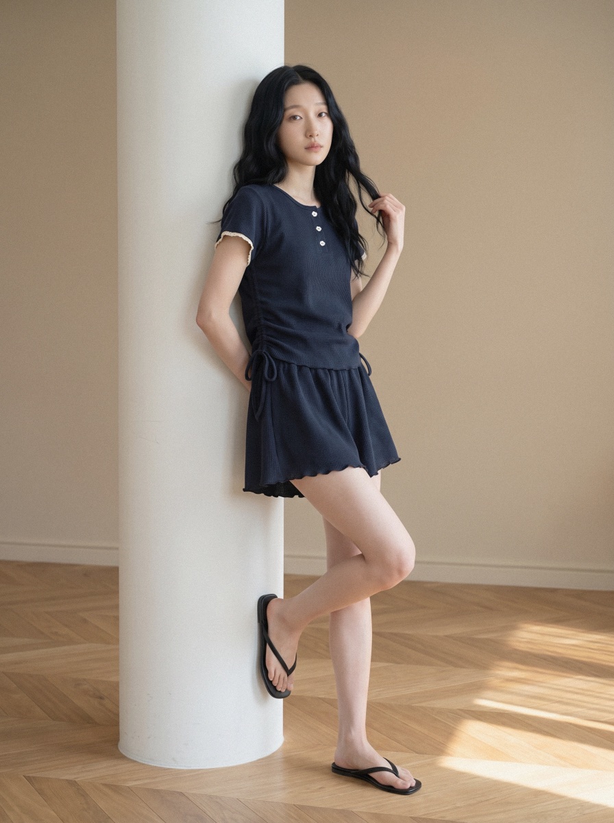 BEFORE SUNRISE韓國直郵女士新品休閑26春夏推薦熱賣短褲BEFORE SUNRISE短褲