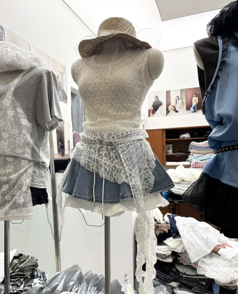 INTHEEND韓國直郵實拍女裝新品26春夏推薦人氣吊帶背心蕾絲INTHEEND吊帶/背心