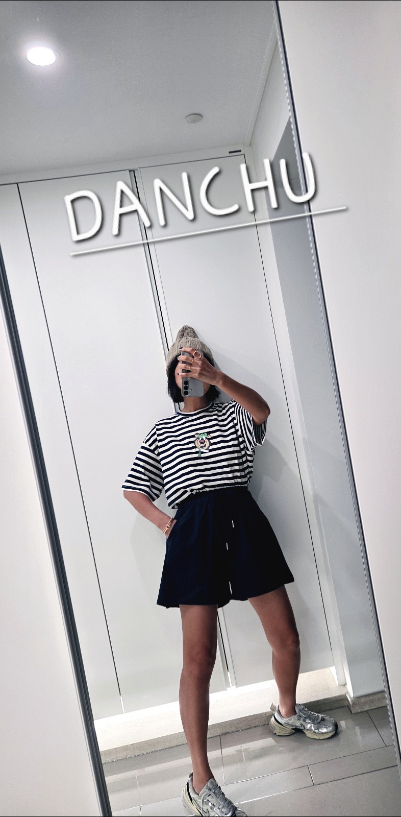DANCHU韓國代購女裝新品推薦26夏季職業休閑熱賣人氣T恤條紋DANCHUT恤